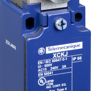 Limit switch body with spring return rotary head, Limit switches XC Standard, ZCKJ, w/o lever, fixed, 2C/O, snap, Pg13