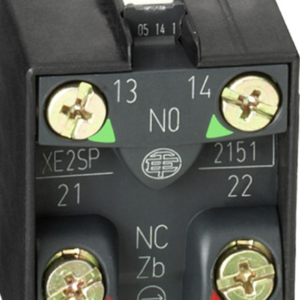 Limit switch contact block, Limit switches XC Standard, 1NC+1 NO, snap action
