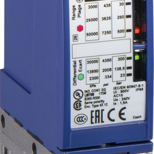 Electromechanical pressure sensor, Pressure sensors XM, switch XMLB 160 bar, adjustable scale 2 thresholds, 1 C/O