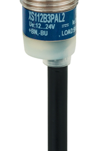 Inductive proximity sensors XS, inductive sensor XS6 M12, L54mm, brass, Sn4mm, 24...240VAC/DC, cable 2 m