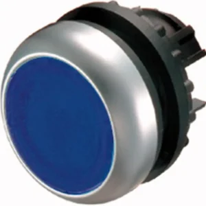 M22-Dl-B Illuminated Pushbutton Operated Flush Mom Blu