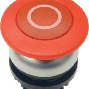 M22-Dp-R-X0 Mushroom Actuator, Red 0, Momentary