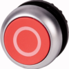M22-D-R-X0 Pushbutton Operated – Flush Mom Red Etched "O"