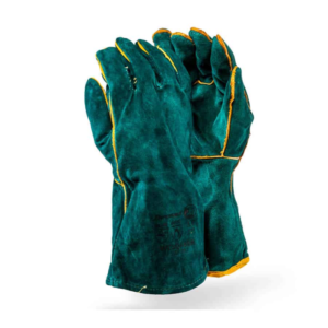 DROMEX GLOVE WELDING PREM GREEN PREM LEATHER