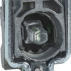 Harmony XB4, Light block with body/fixing collar, metal, blue, integral LED, 24 V AC/DC, 1 NO
