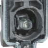 Harmony XB4, Light block with body/fixing collar, metal, green, integral LED, 230…240 V AC, 1 NO