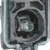 Harmony XB4, Light block with body/fixing collar, metal, orange, integral LED, 230…240 V AC, 1 NO
