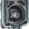 Harmony XB4, Light block with body/fixing collar, metal, red, integral LED, 24 V AC/DC, 1 NO