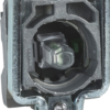 Harmony XB4, Light block with body/fixing collar, metal, white, integral LED, 24 V AC/DC, 1 NO