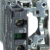 Harmony XB4, Single contact block with body/fixing collar, metal, screw clamp terminal, 1 NO
