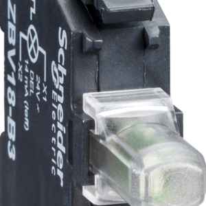 Harmony XB4, Light block for head Ø22, blue, integral LED, 230...240 V AC