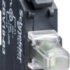 Harmony XB4, Light block for head Ø22, green, integral LED, screw clamp terminal, 24…120 V AC/DC