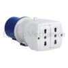 16A 2P+E TO 16A SA SOCKET ADAPTOR