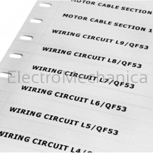 75099 9x70mmPUSH-IN WH TAGS (1450/roll) EM