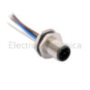 120108-03-001 PANEL MOUNT M12 8PIN MALE METAL EM