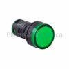 AD22-22DSG38 22mm P/MNT GRN LED P/LIGHT 380VAC EM