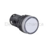 AD22-22DSW02 22mm WHT LED P/LIGHT 24VAC/DC EM