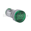 AD22-22VBG 22mm GRN P/MNT VOLTMETER 5-60VDC EM
