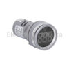 AD22-22VBW 22mm WHT P/MNT VOLTMETER 5-60VDC EM