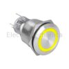 AGQ22F-11/E/JS/22/Y 22mm YEL ILL MET. P/BUTTON 220VAC EM
