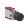 MINI PUSHBUTTON BLACK 1P ON-ON DS-12