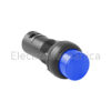 EXT HEAD ECONO BLU P/BUTTON 1NO+1NC EE3BPD1