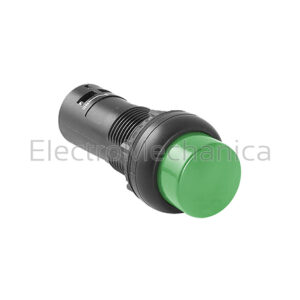 EXT HEAD ECONO GRN P/BUTTON 1NO+1NC EE3GPD1