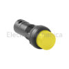 EXT HEAD ECONO YEL P/BUTTON 1NO+1NC EE3YPD1