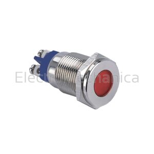 16mm METALLIC RED LED PL 24VAC/DC GQ16T-LN/02/R