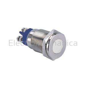 16mm METALIC WHT LED PL 240VAC/DC GQ16T-LN/22/W