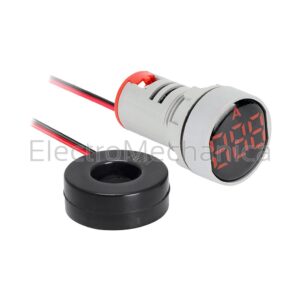 AD101-22AMR 22mm P/MNT RED AMMETER 0-100A+CT EM