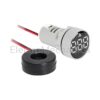 AD101-22AMW 22mm P/MNT WHT AMMETER 0-100A+CT EM