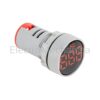 AD101-22HZR 22mm RED FREQ. METER 0-99Hz EM