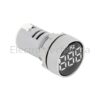 AD101-22HZW 22mm WHT FREQ. METER 0-99Hz EM