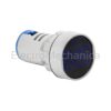 AD101-22VMB 22mm BLU P/MNT V/METER 20-500VAC EM