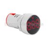 AD101-22VMR 22mm RED P/MNT V/METER 20-500VAC EM
