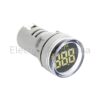 AD22-22HZW 22mm WHT FREQ. METER 0-99Hz EM