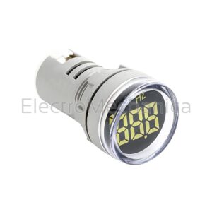 AD22-22HZW 22mm WHT FREQ. METER 0-99Hz EM