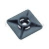 28x28mm ADHESIVE MNT BLACK (100) LH-MP-30/3MB