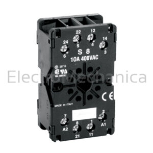 8 PIN SURFACE/DIN SOCKET – BLACK ES8CNER