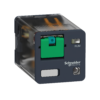RUMC22BD – Harmony, Universal plug-in relay, 10 A, 2 CO, with LED, with lockable test button, 24 V DC Schneider Electric