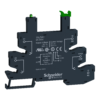 RXG12P7PV – Harmony, Interface plug-in relay pre-assembled, 10 A, 1 CO, with LED, with lockable test button, with protection circuit, 230 VAC Schneider Electric