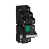 RXM2AB2BDPVM – Harmony, Miniature plug-in relay pre-assembled, 10 A, 2 CO, with LED, with lockable test button, mixed terminals socket, 24 V DC Schneider Electric