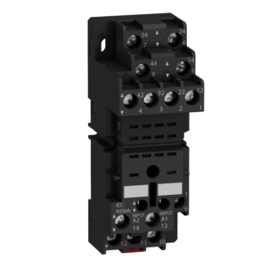 SSL1D101JDPV – Harmony, Solid state relay pre assembled, 0.1 A, DC switching, screw sockets, input 4…12 V DC, output 1…48 V DC Schneider Electric