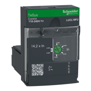 LUCD38BL – Advanced control unit, TeSys U, 9.5-38A, 3P motors, protection & diagnostic, class 20, coil 24V DC Schneider Electric