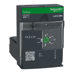 LUCD38FU – Advanced control unit, TeSys U, 9.5-38A, 3P motors, protection & diagnostic, class 20, coil 110-240V AC/DC Schneider Electric