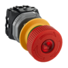 XB4BVG5EX – Complete pilot light, Harmony XB4, round Ø22 mm, IP65, yellow, integral LED, 120 V, lugs, ATEX Schneider Electric