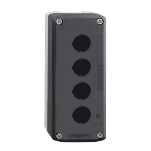 XALD02 – Harmony XALD, XALK, Empty enclosure, plastic, dark grey lid, for push button Ø22, 2 cut-outs Schneider Electric