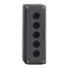 XALD03 – Harmony XALD, XALK, Empty control station, plastic, dark grey lid, light grey base, 3 cut-out Schneider Electric