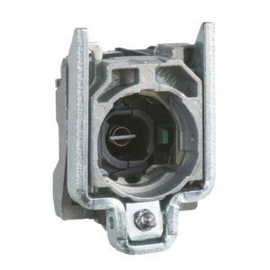 ZB4BW061 – Harmony XB4, Light block with body/fixing collar, metal, blue, for BA9s bulb, <= 250 V, 1 NO Schneider Electric
